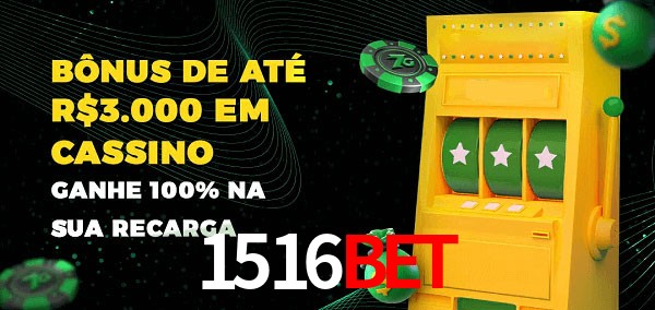 1516Bet melhor bônus de depósito