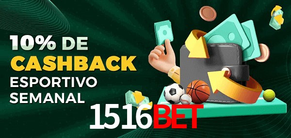10% de bônus de cashback na 1516Bet